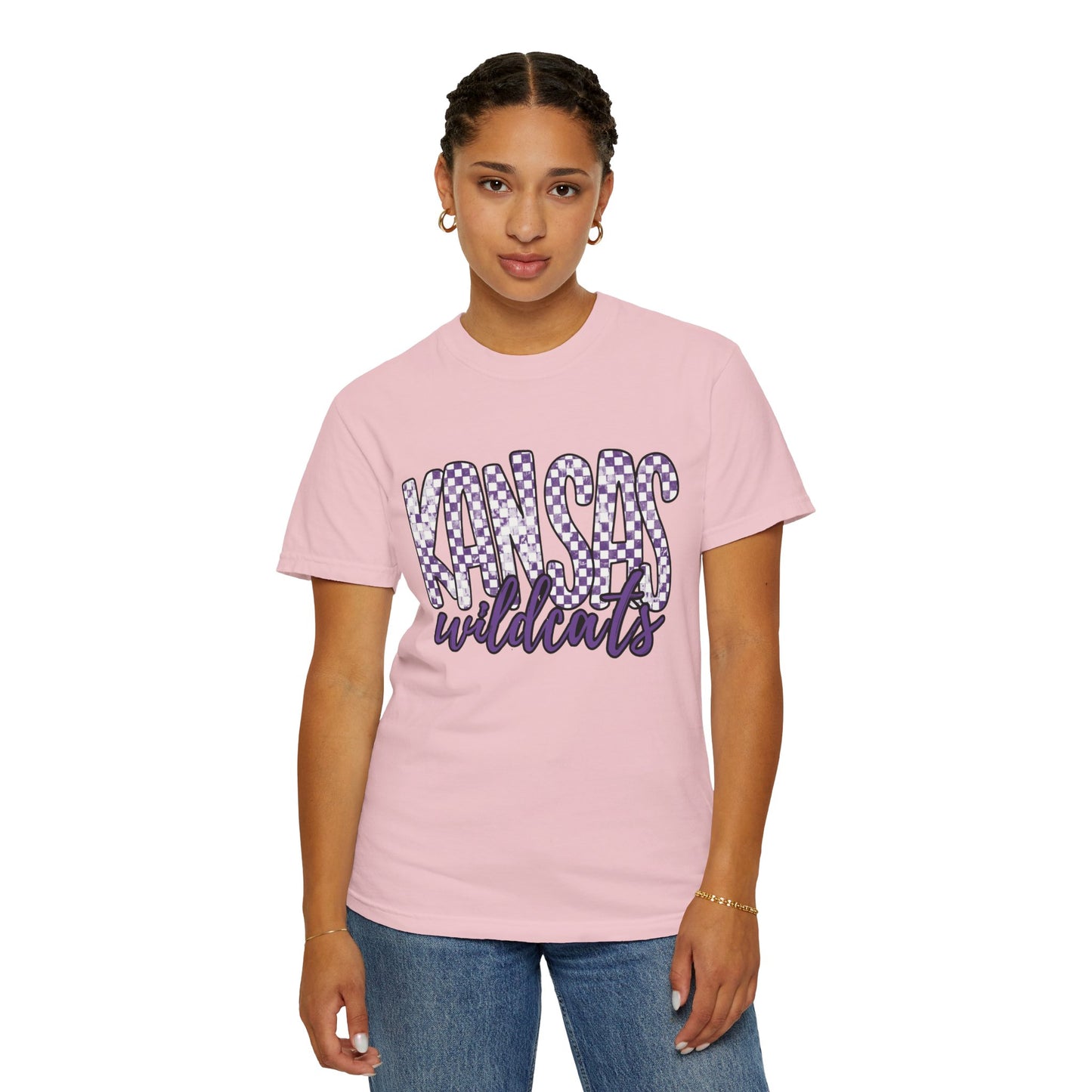 Kansas Wildcats Garment-Dyed T-Shirt | Unisex College Apparel