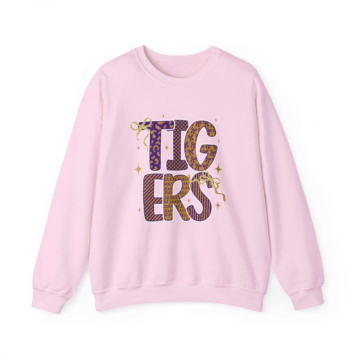 Cheerful Tigers Unisex Sweatshirt - Cozy Gift for Animal Lovers, Fun Streetwear, Birthday Apparel, School Spirit, Casual Outfit