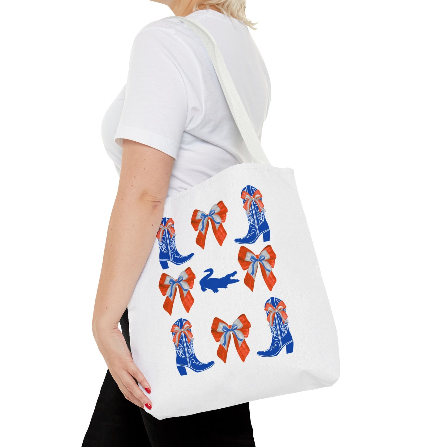 FL gators game day tote bag, UF fan gift, UF alumni, graduation gift, college student gift, chomp! chomp!, florida fan gift, florida game day, go gators