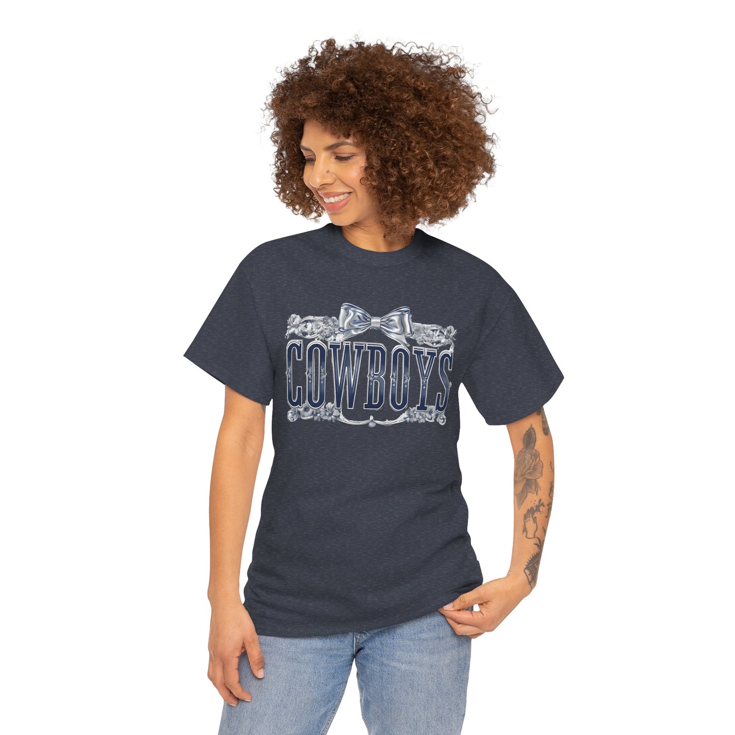 Cowboys Graphic Tee, Unisex Heavy Cotton Tee, Western Wear, Country Music Shirt, Rodeo Style T-Shirt, Gift for Cowboy Fans