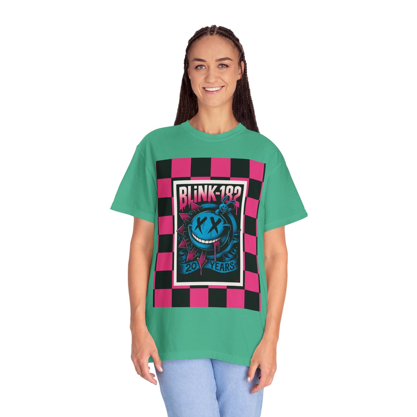 Blink-182 20 Years Unisex T-shirt, Music Tee, Vintage Graphic Shirt, Band Merch, Festival Wear, Concert Outfit
