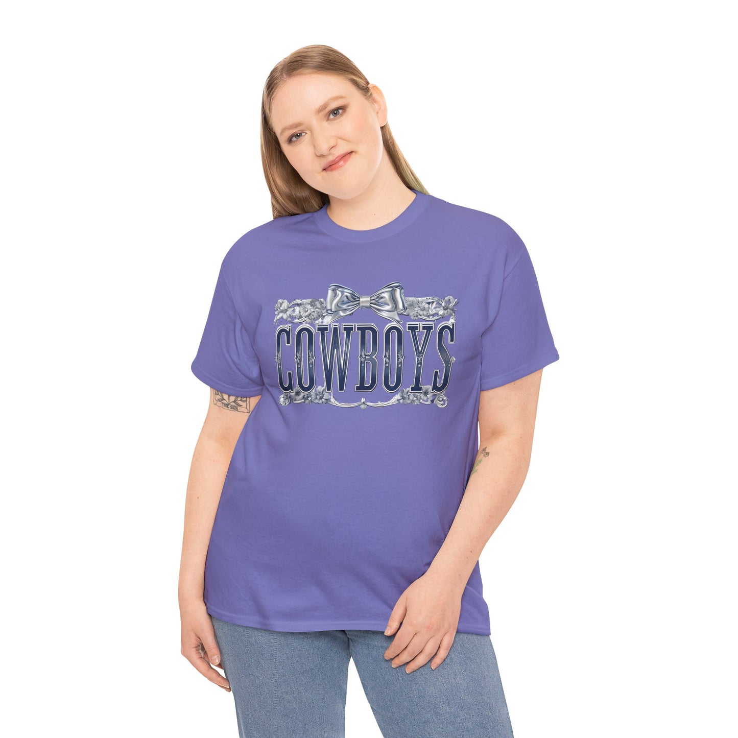 Cowboys Graphic Tee, Unisex Heavy Cotton Tee, Western Wear, Country Music Shirt, Rodeo Style T-Shirt, Gift for Cowboy Fans