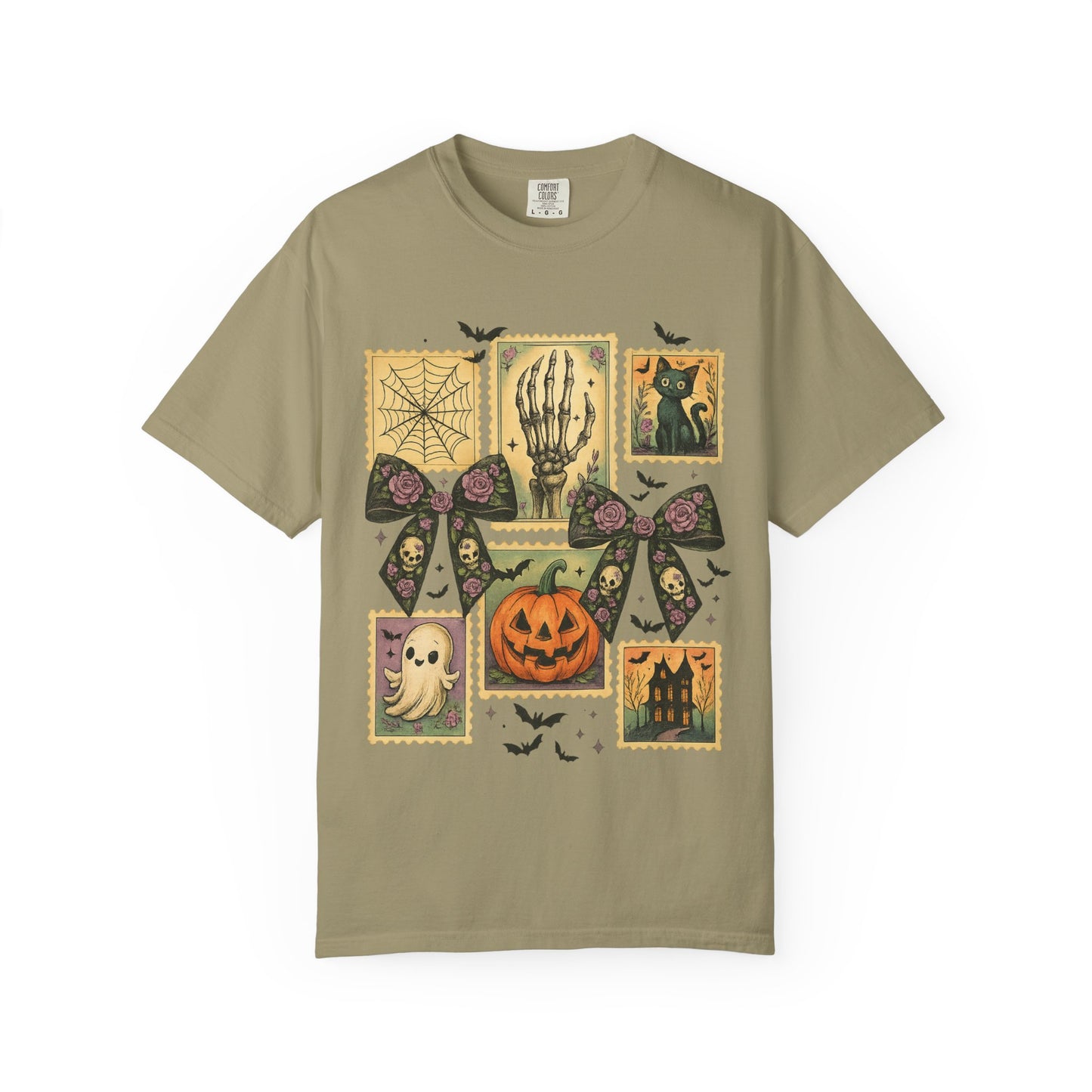 Halloween-Themed Unisex T-Shirt - Spooky Vibes for Fall Celebrations, Ghost Lovers Gift, Costume Party Essential, Cozy Autumn Tee