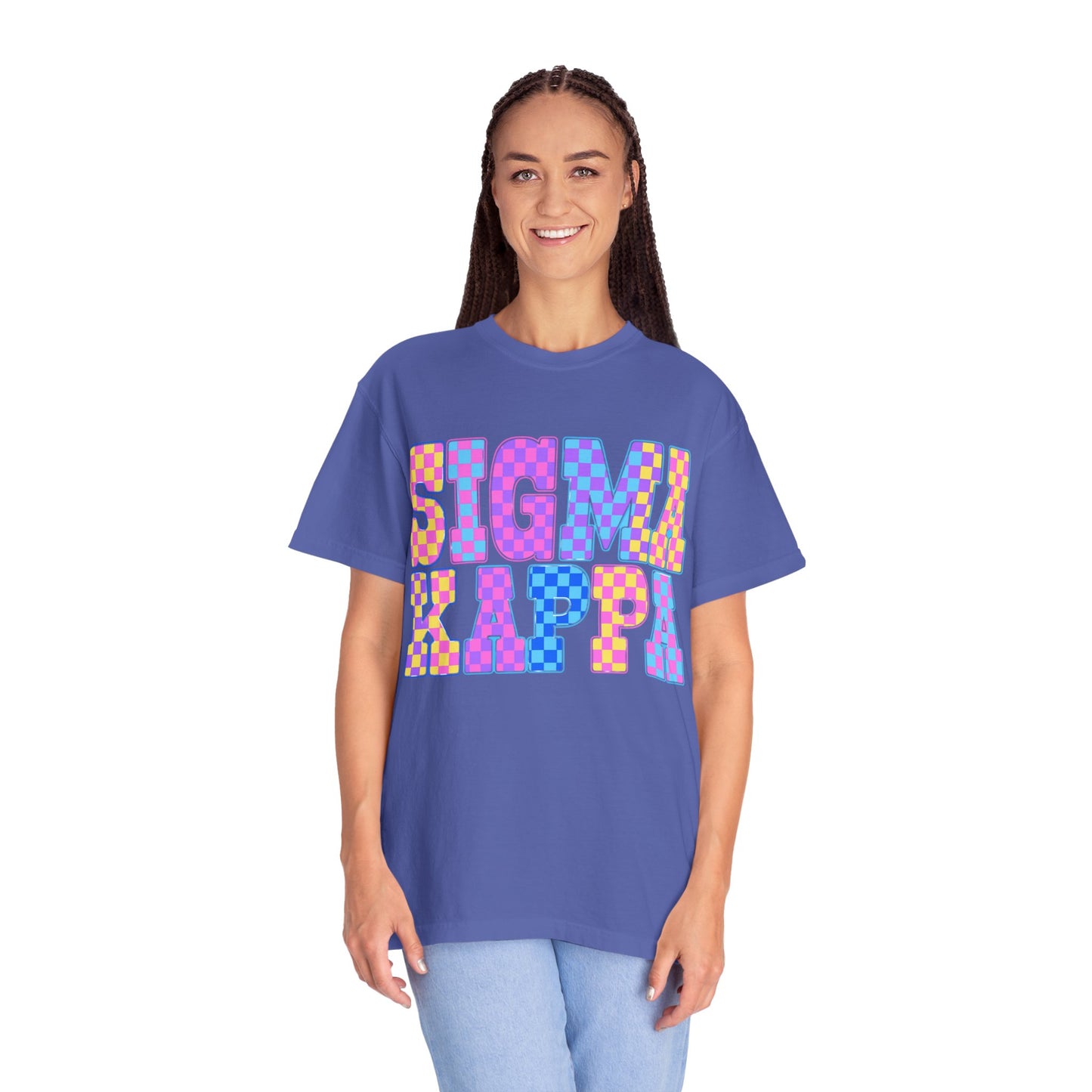 Colorful SigmaKappa T-Shirt - Unisex Garment-Dyed