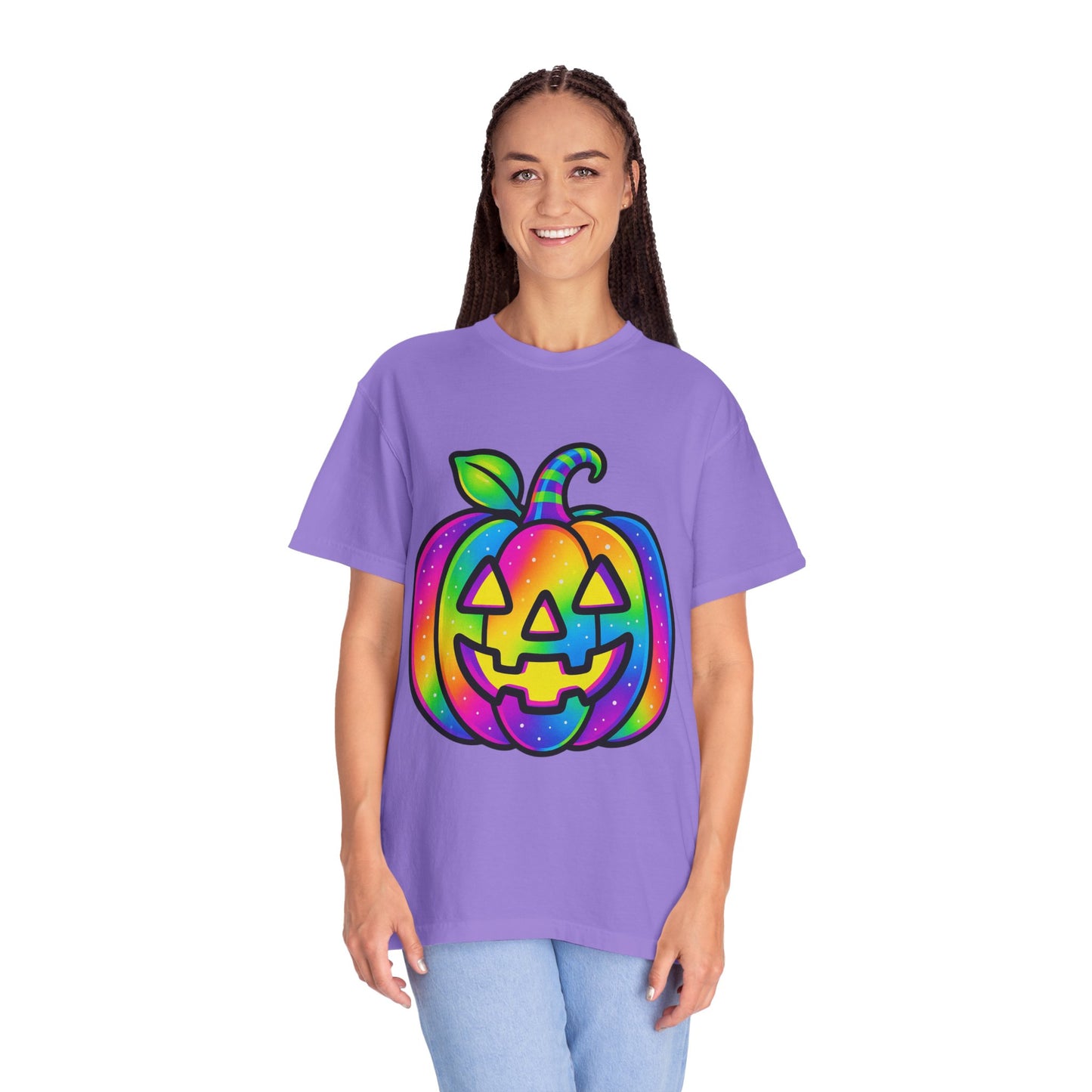 Colorful Pumpkin T-shirt for Halloween