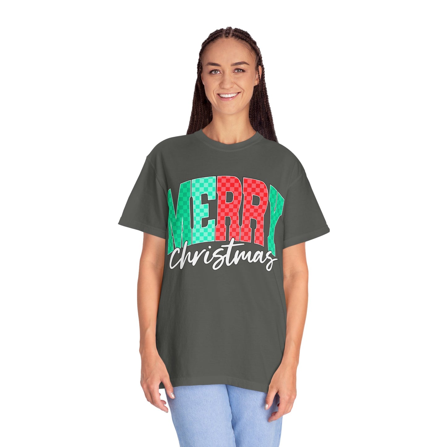 Merry Christmas Unisex Garment-Dyed T-Shirt