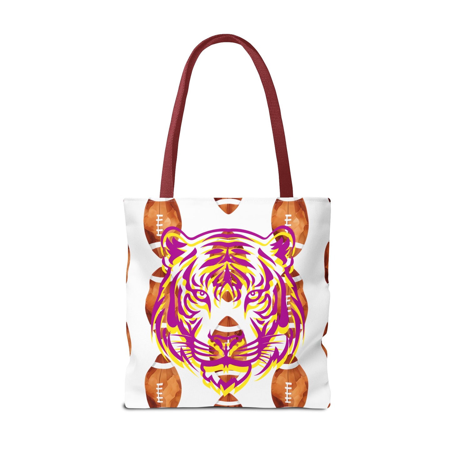 Vibrant Tiger Print Tote Bag - LSU Fans Gift