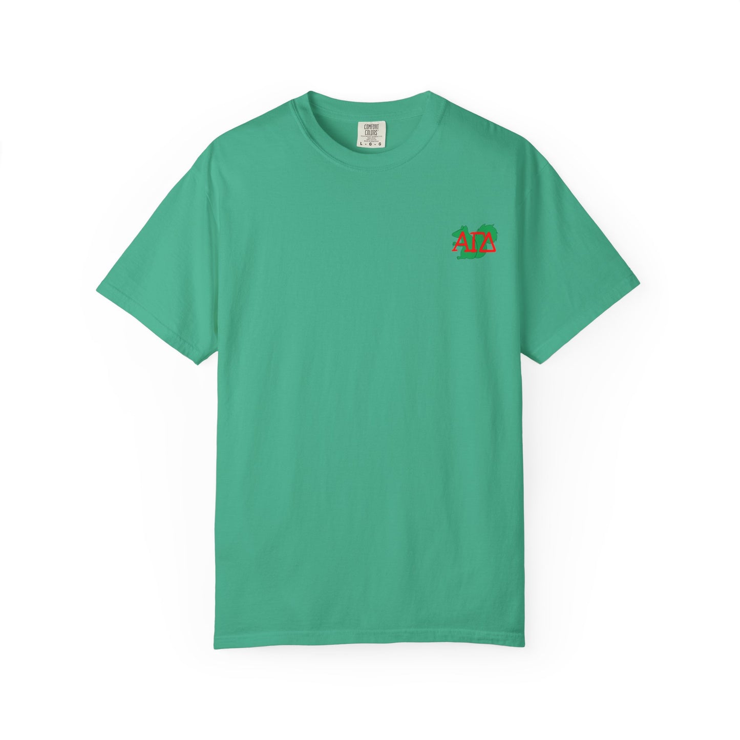 AGD Charming Sorority T-Shirt, Squirrel Design, Unisex Apparel, Perfect Gift, Casual Wear, College Life, Greek Life, Fraternity Events