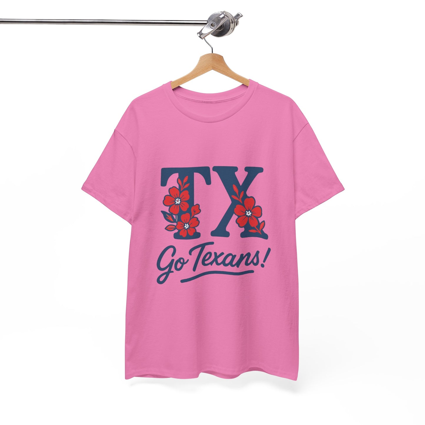 Texas Pride Unisex Cotton Tee | Go Texans! T-Shirt, Casual Wear, Game Day Shirt, Gift for Fans, Spring/Summer Style