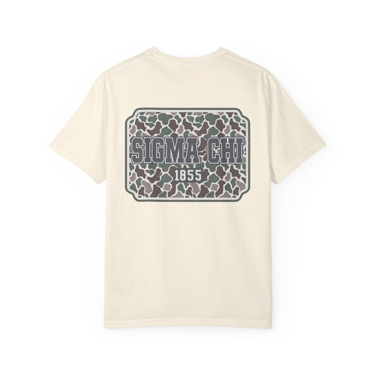 Unisex Garment-Dyed T-Shirt for Sigma Chi Members, Sorority Crew Tee, College Apparel, Fraternity Gear, Graphic Tee for Students, [...]