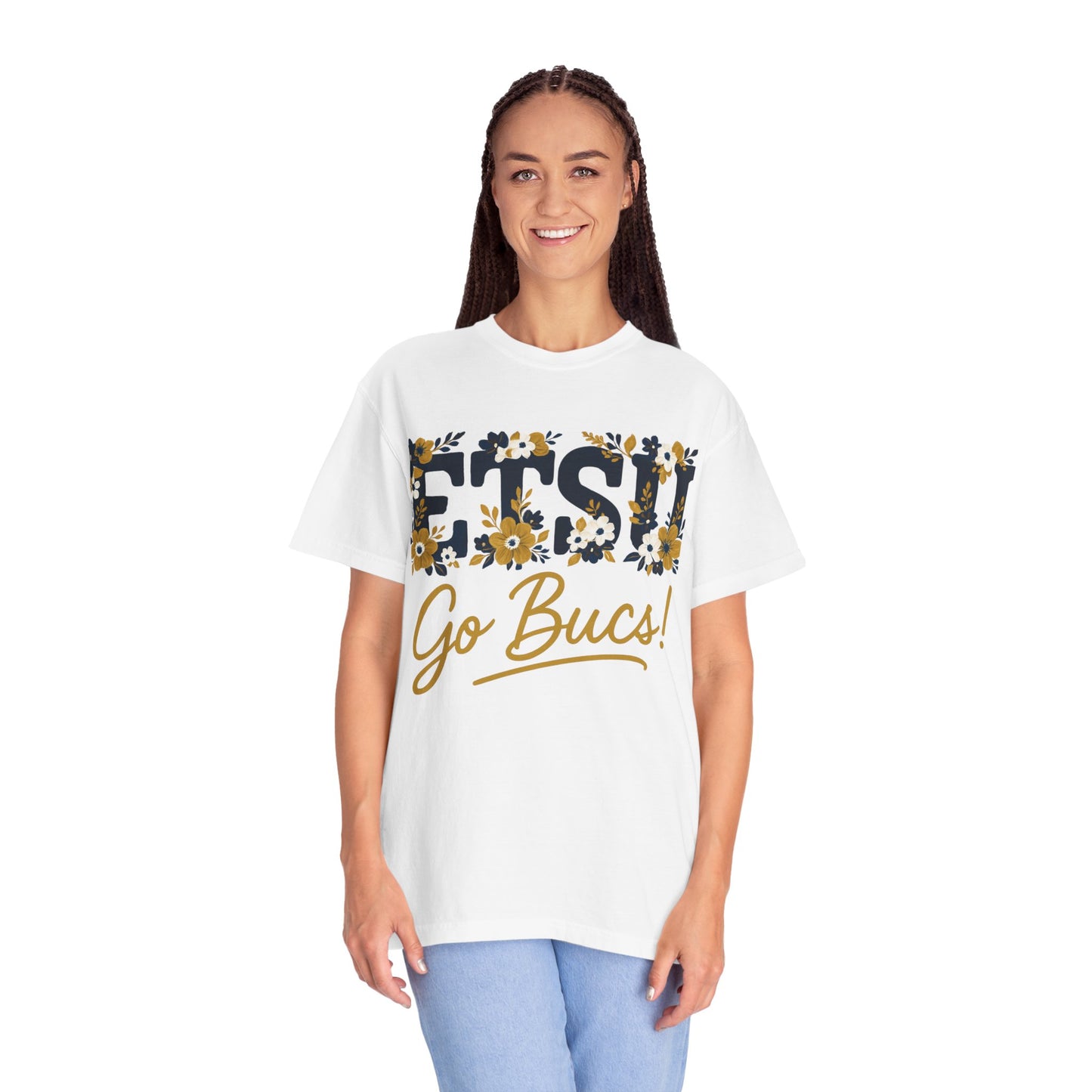 Floral Go Bucs Unisex T-shirt - College Apparel