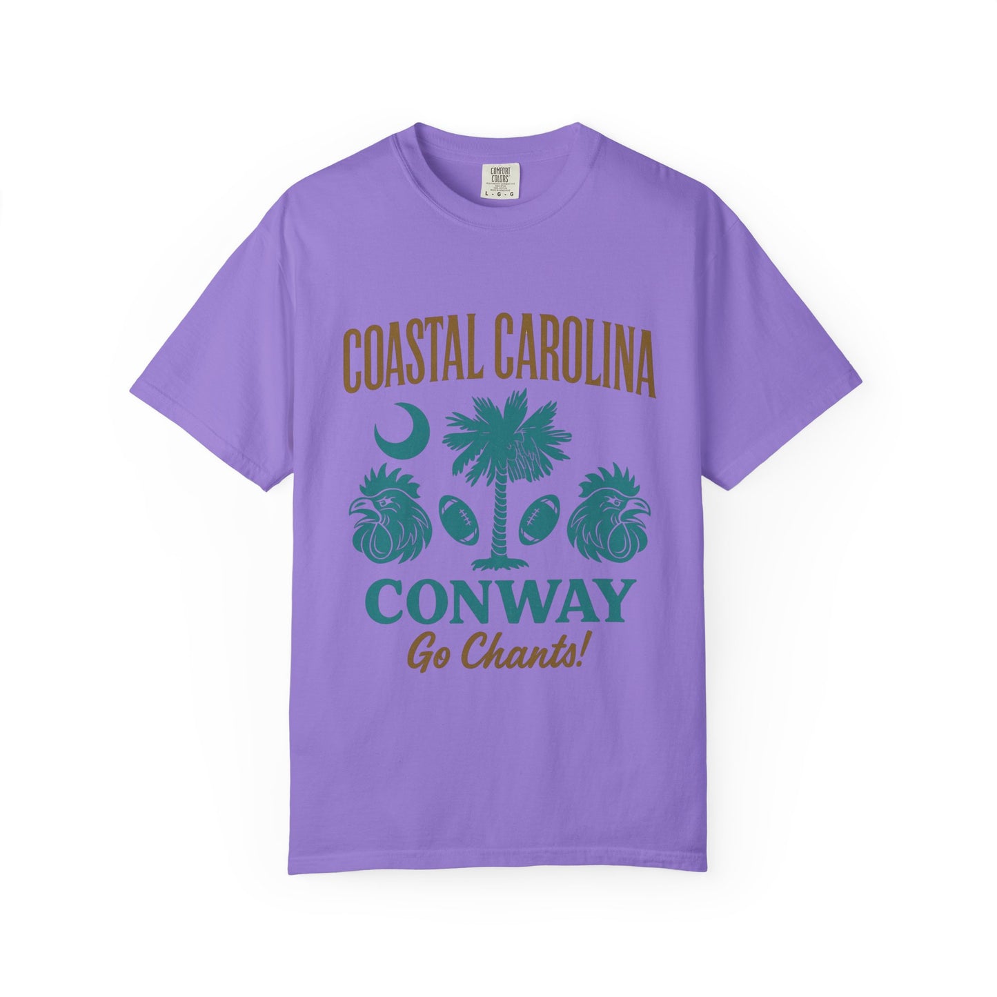 Go Chants T-Shirt, Unisex Garment-Dyed Tee, Beachwear, College Apparel, Summer Vibes