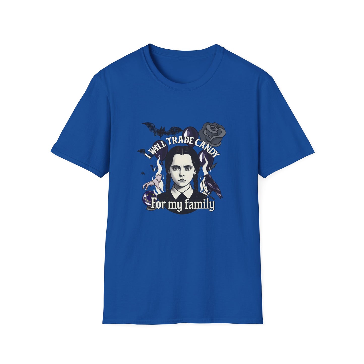 Gothic Family Tribute Unisex Tee - Halloween Dark Aesthetic Apparel