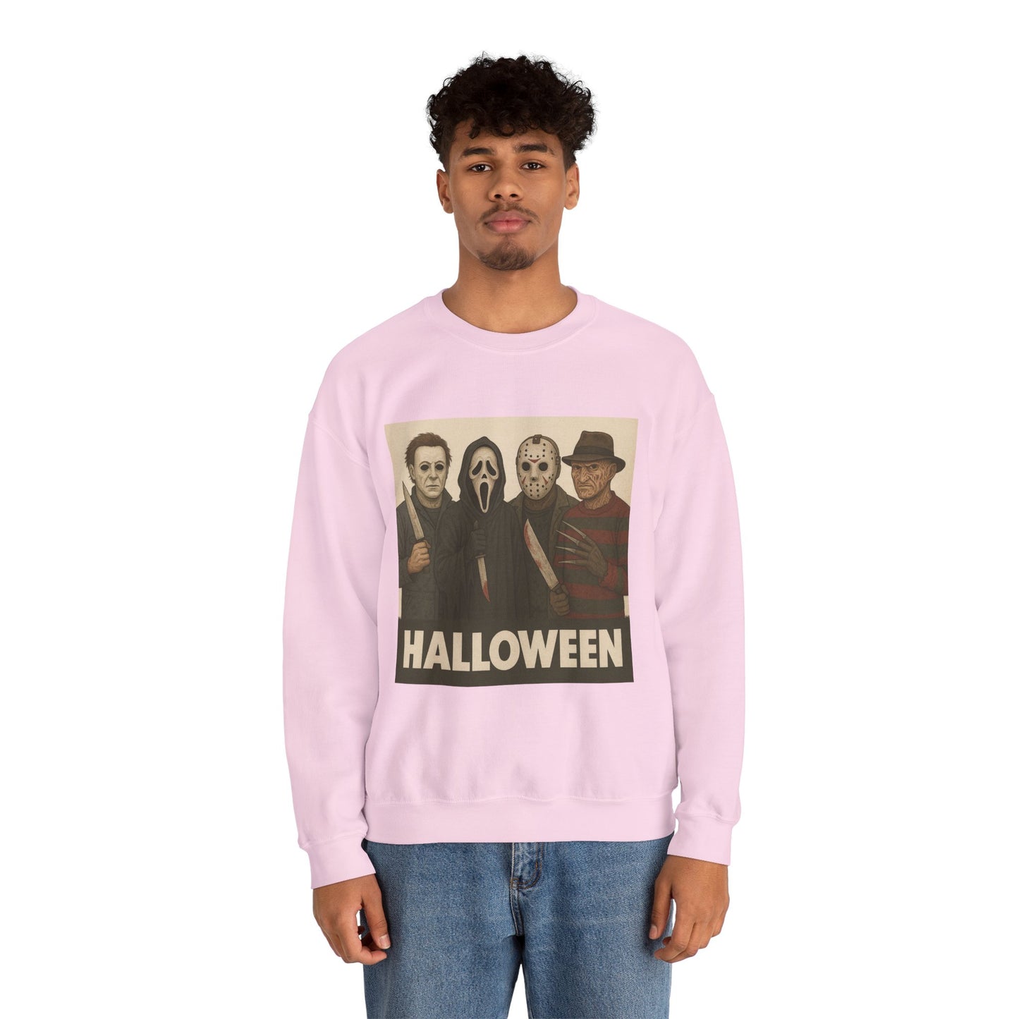 Spooky Movie Crewneck Sweatshirt - Halloween Horror Apparel