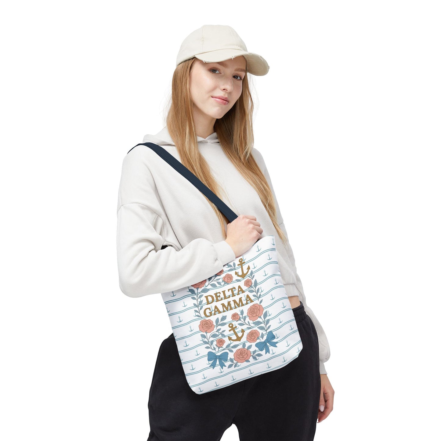 Floral Tote Bag - Delta Gamma Sisterhood Gift