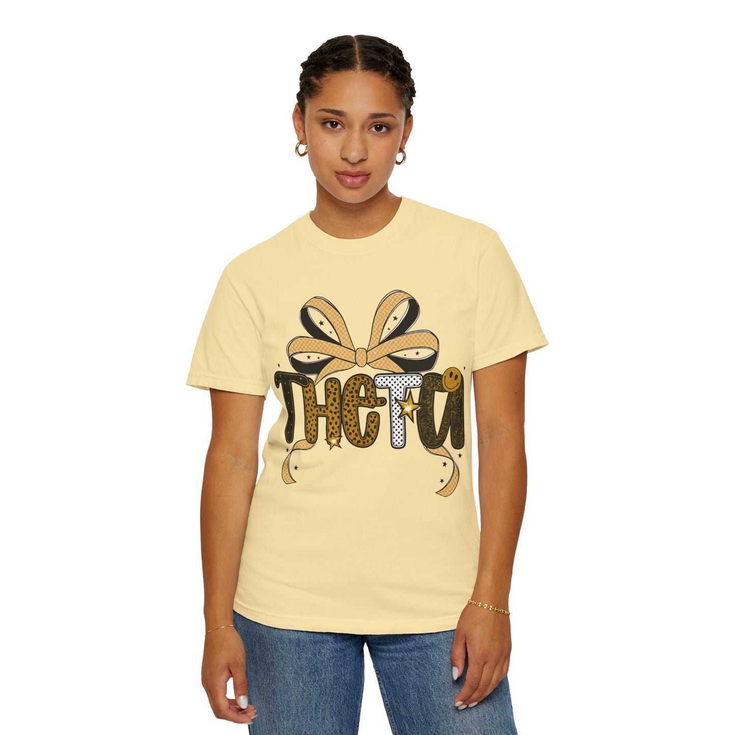 Theta Leopard Print Unisex T-shirt - Sisterhood Gift for Greek Life