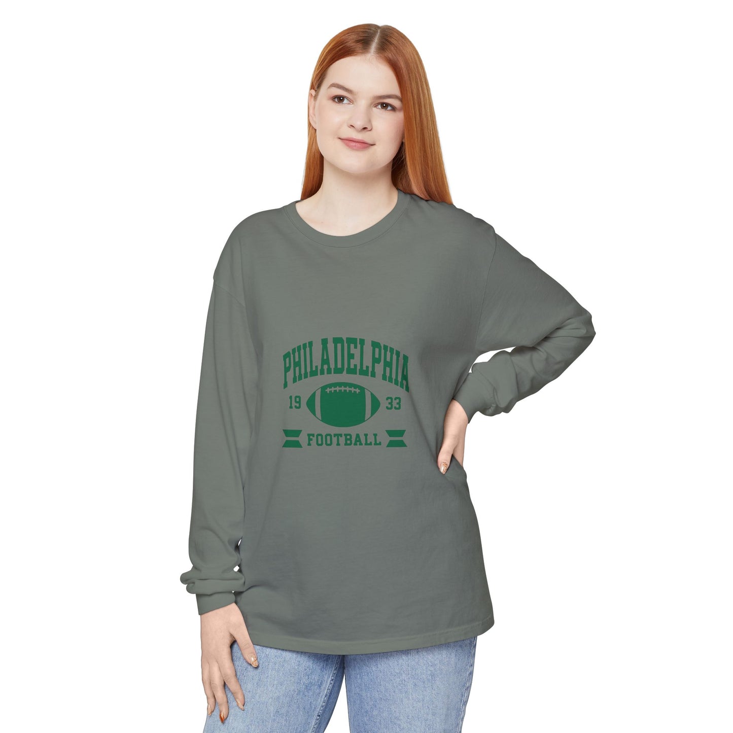 Vintage Philadelphia Football Long Sleeve T-Shirt