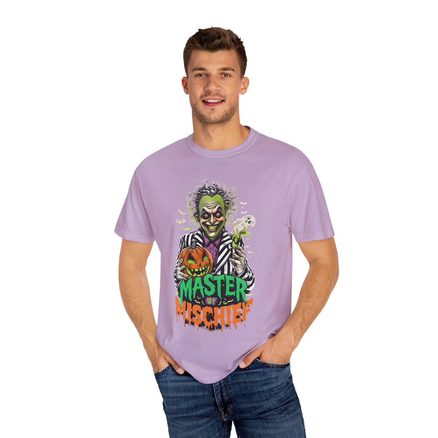 Master of Mischief Unisex T-Shirt, Halloween Party Shirt, Costume Tee, Spooky Gift, Fall Apparel, Graphic Tee