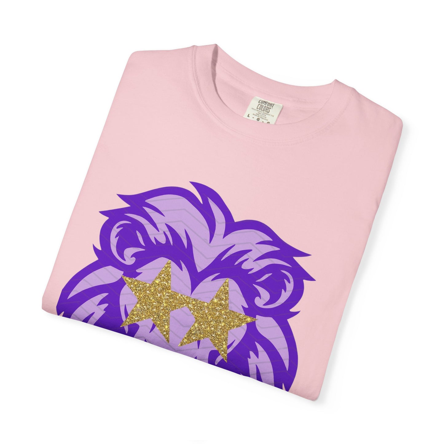 Purple Lion Graphic T-Shirt