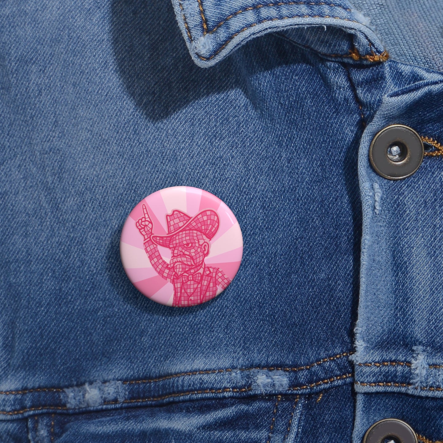 MS Rebels Game Day Vintage Pin Buttons