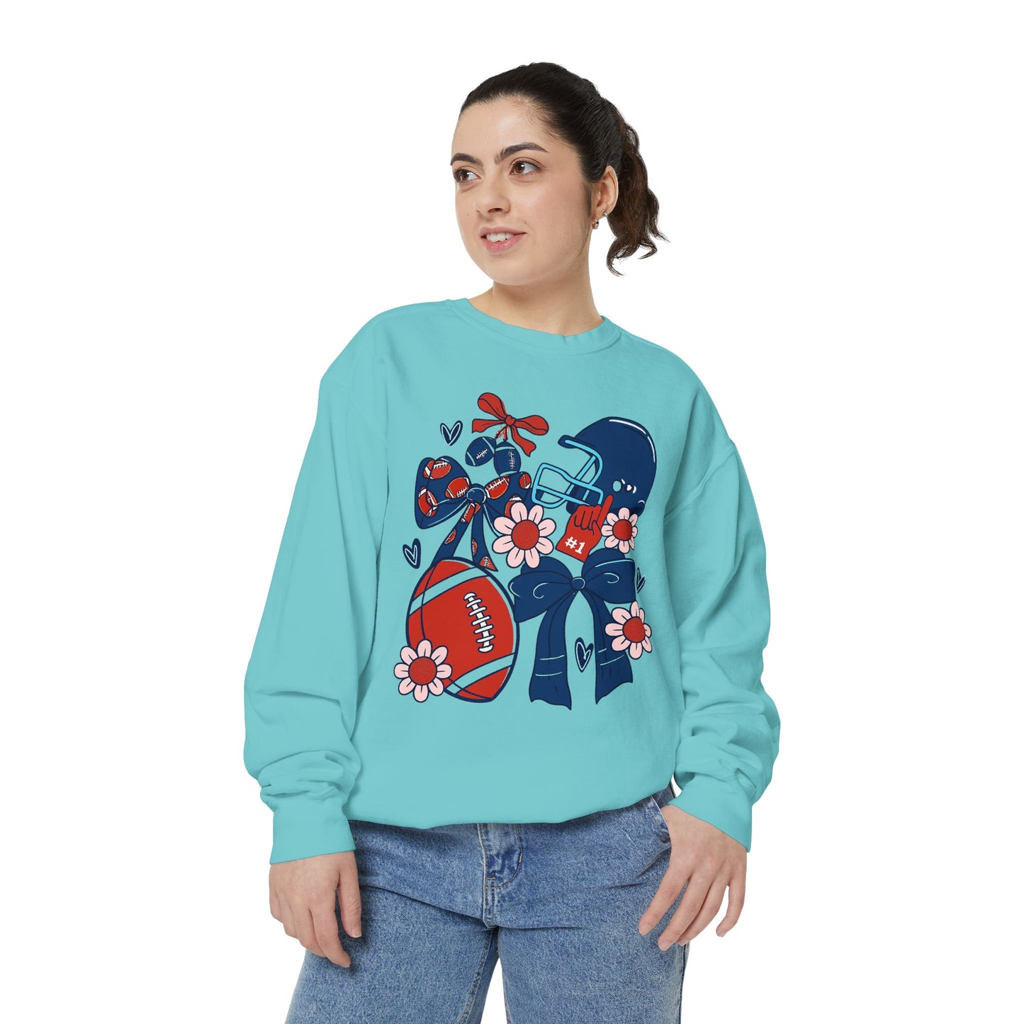 Football Game Day Unisex Sweatshirt - Comfort Colors