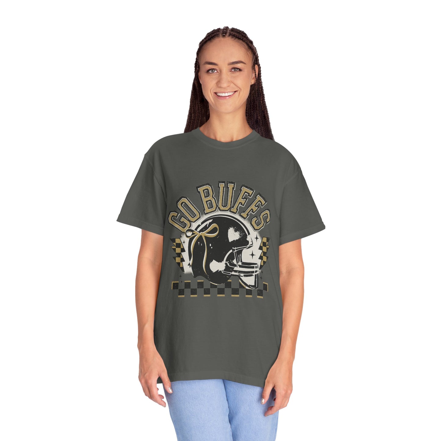 Vintage Sports Fan T-Shirt - Go Buffs Graphic Tee