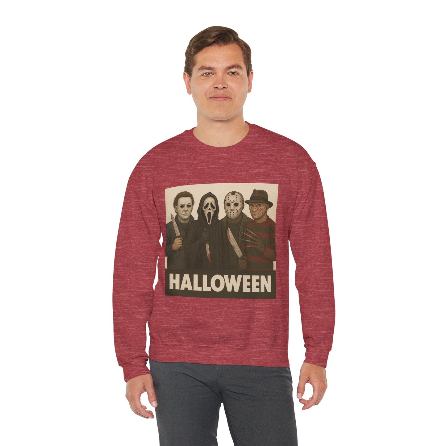 Spooky Movie Crewneck Sweatshirt - Halloween Horror Apparel