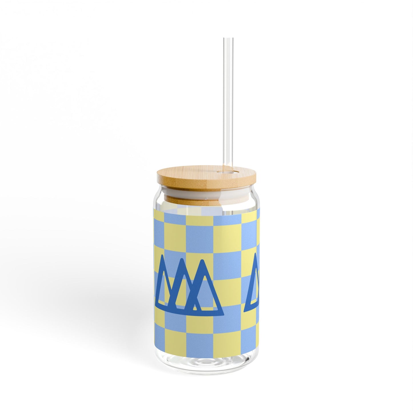 DDD Stylish Sipper Glass - Cute Drinkware for Summer, Kitchen Decor, Gift for Her, Eco-Friendly, Party Use, Picnic Essentials