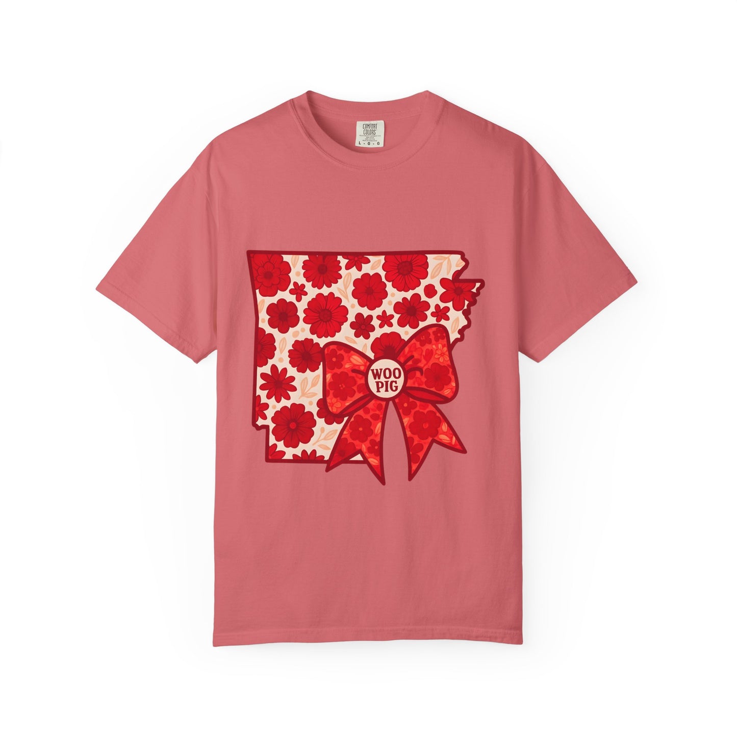 Arkansas Floral T-shirt - Women's & Men's Gift, Summer Tee, State Pride Shirt, Comfort Colors