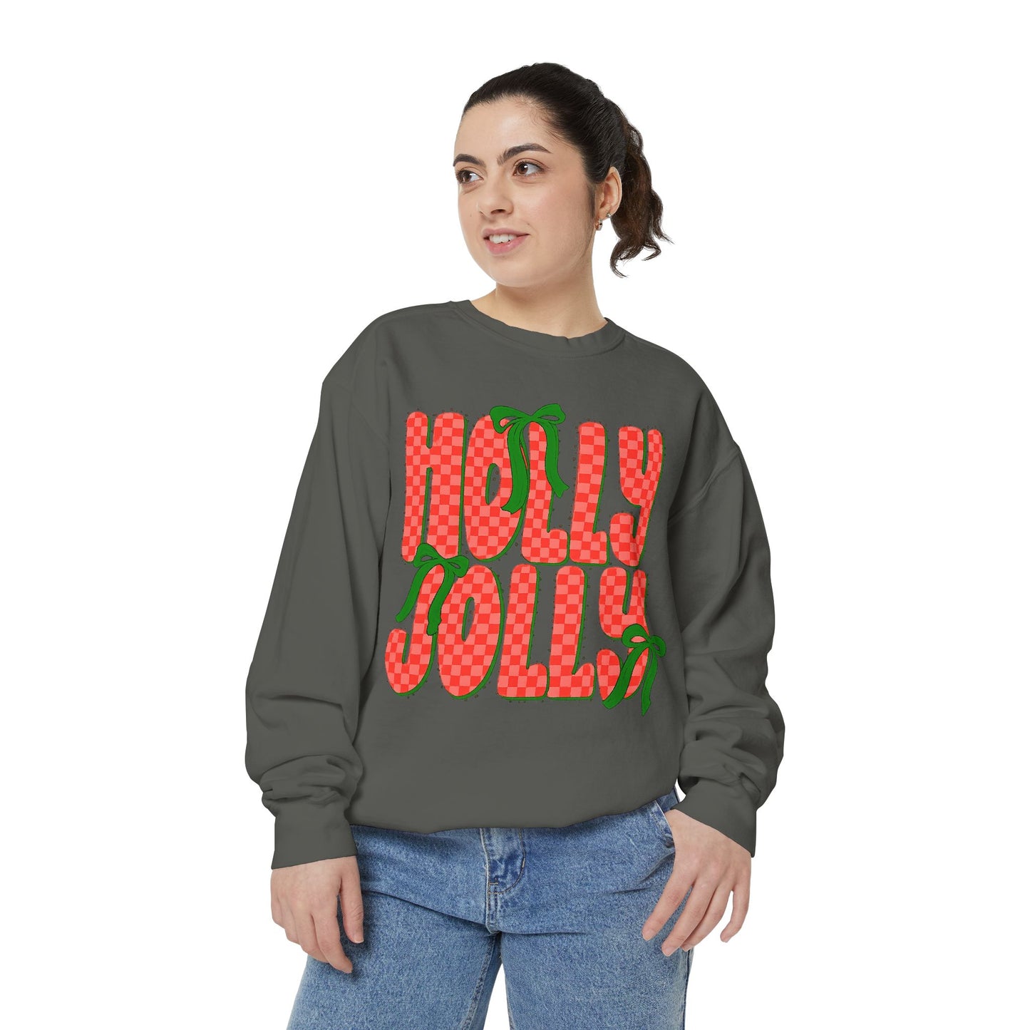 Holly Jolly Sweatshirt — Festive Christmas Holiday Pullover