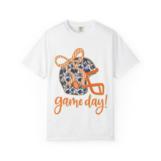 Game Day Coquette Style, Football Helmet T-Shirt | Unisex Sports Tee for Football Fans | Perfect for Tailgating, Game Everyday Wear