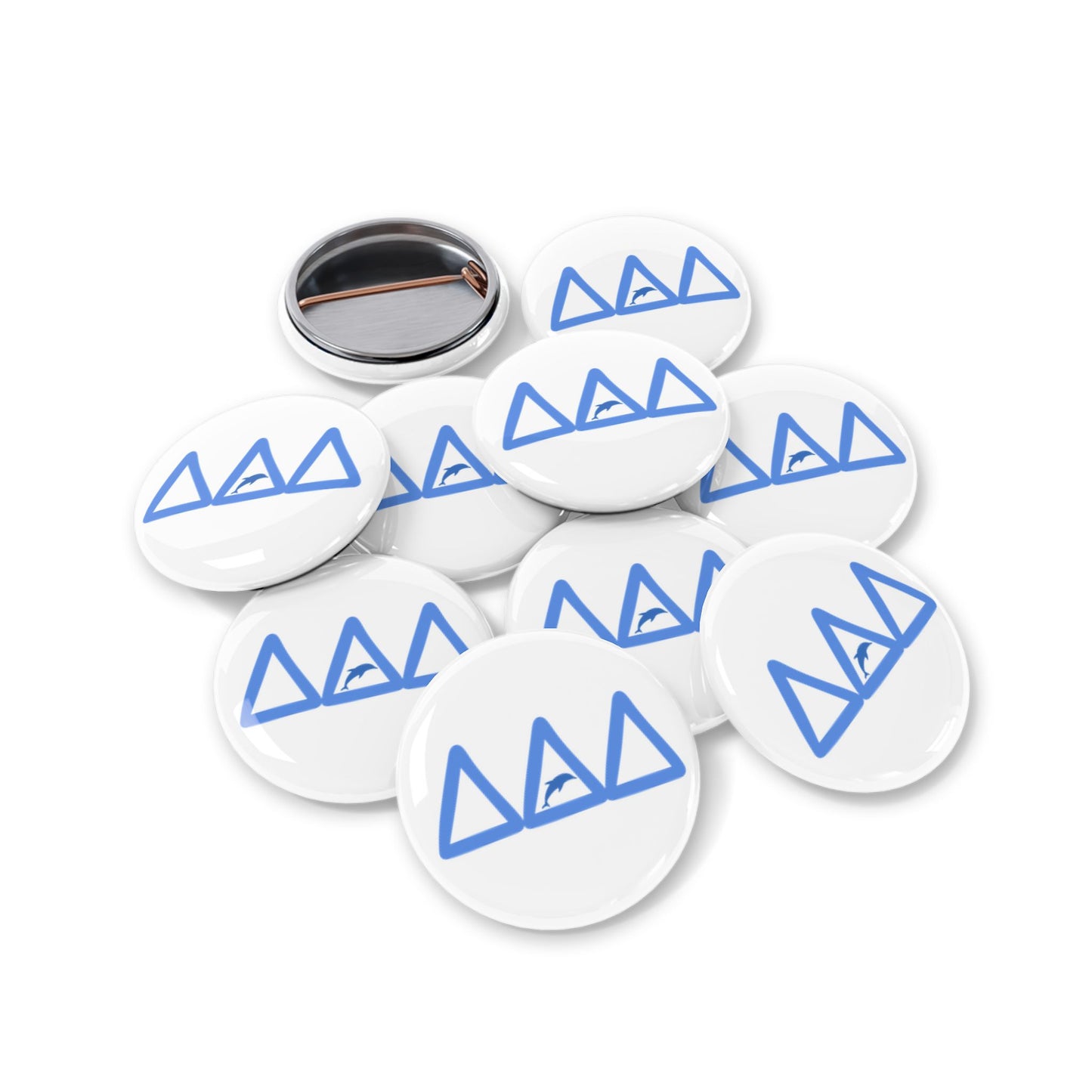 DDD Stylish Round Pins, Enamel Badge for Jackets, Cool Accessory for Friends, Gifts for Birthdays, Ideal for Craft Lovers
