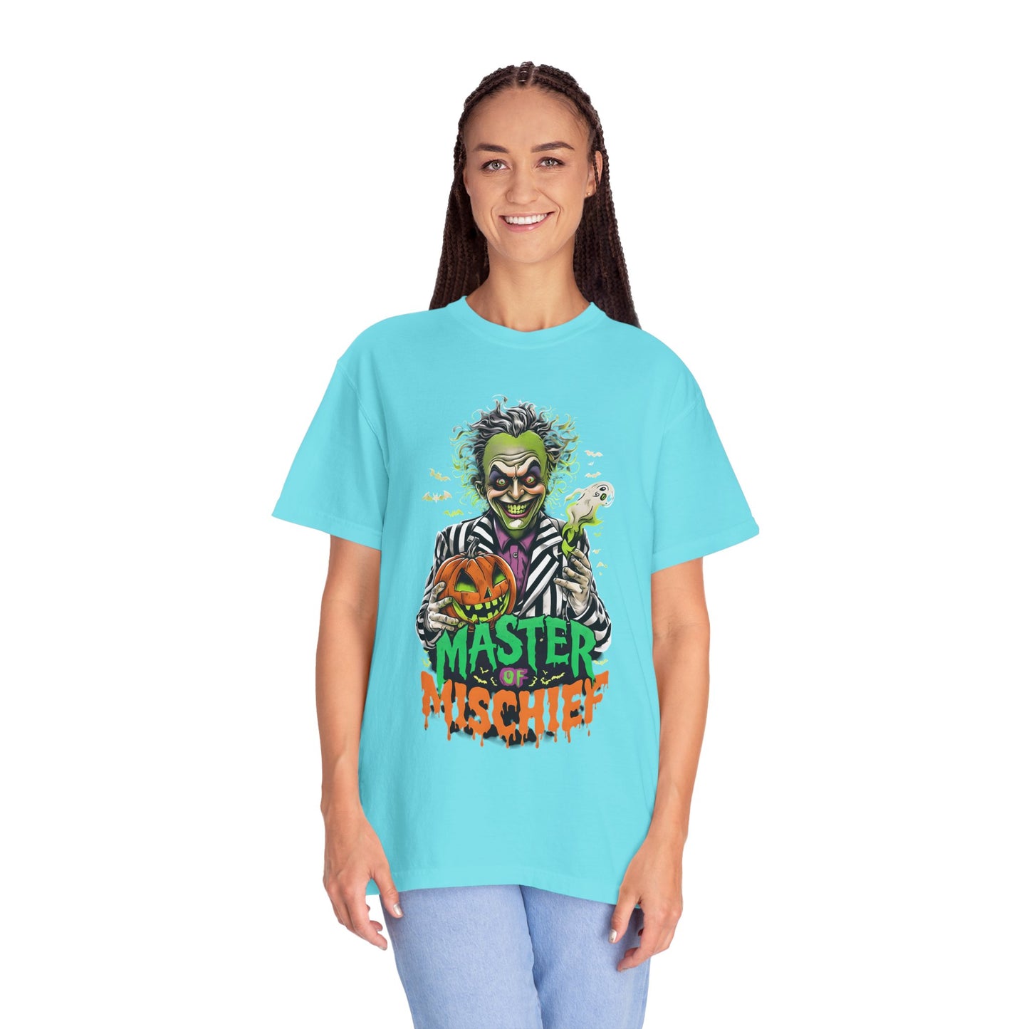 Master of Mischief Unisex T-Shirt, Halloween Party Shirt, Costume Tee, Spooky Gift, Fall Apparel, Graphic Tee