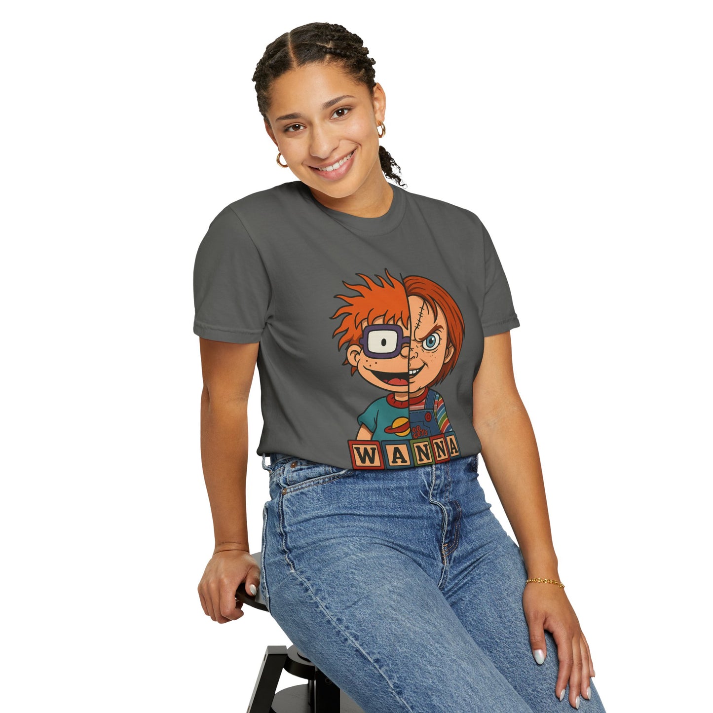 Two Faced Halloween Chucky-Inspired Unisex T-Shirt