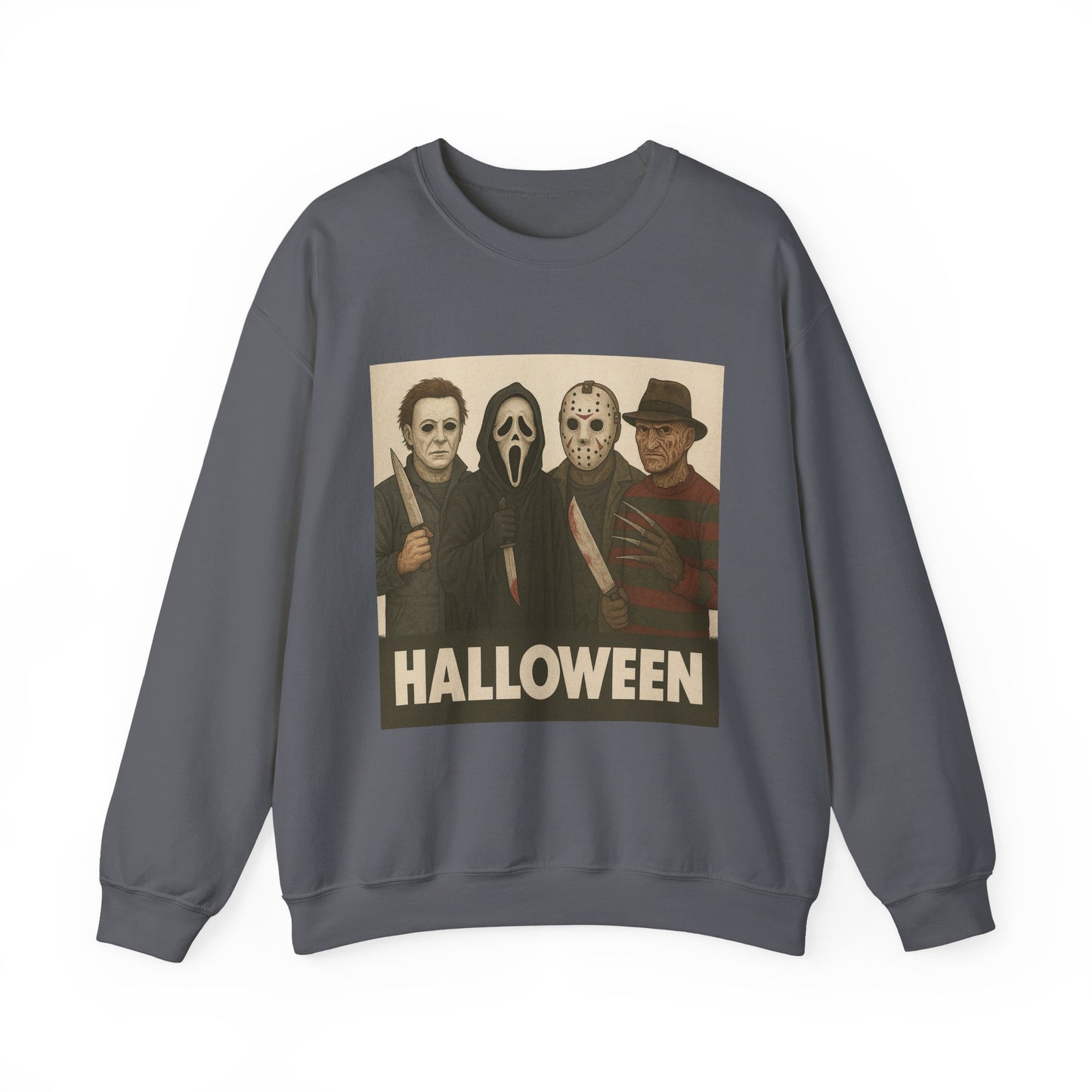 Spooky Movie Crewneck Sweatshirt - Halloween Horror Apparel