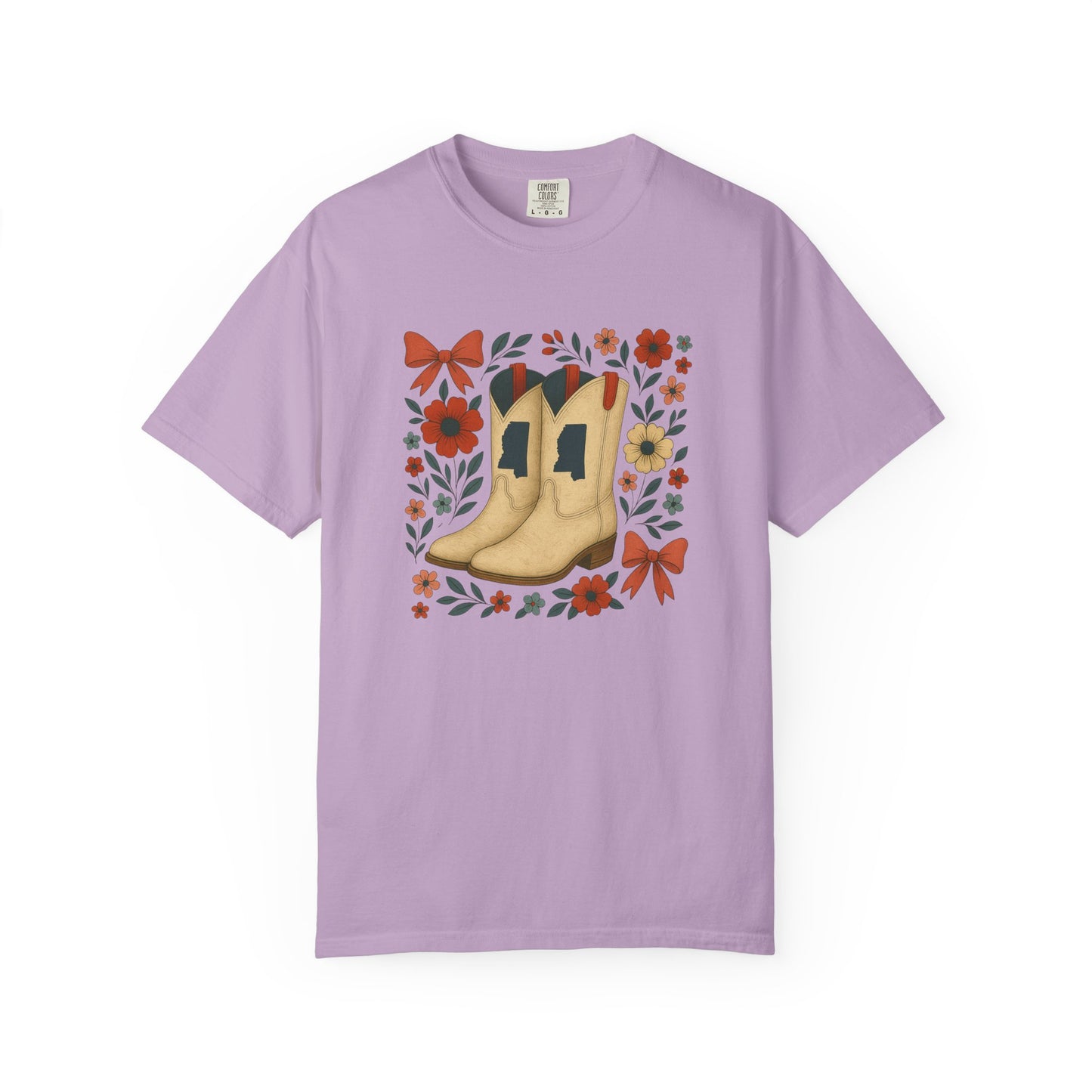 Mississippi Coquette Bow Unisex Tee - Ole Miss Fan Gift