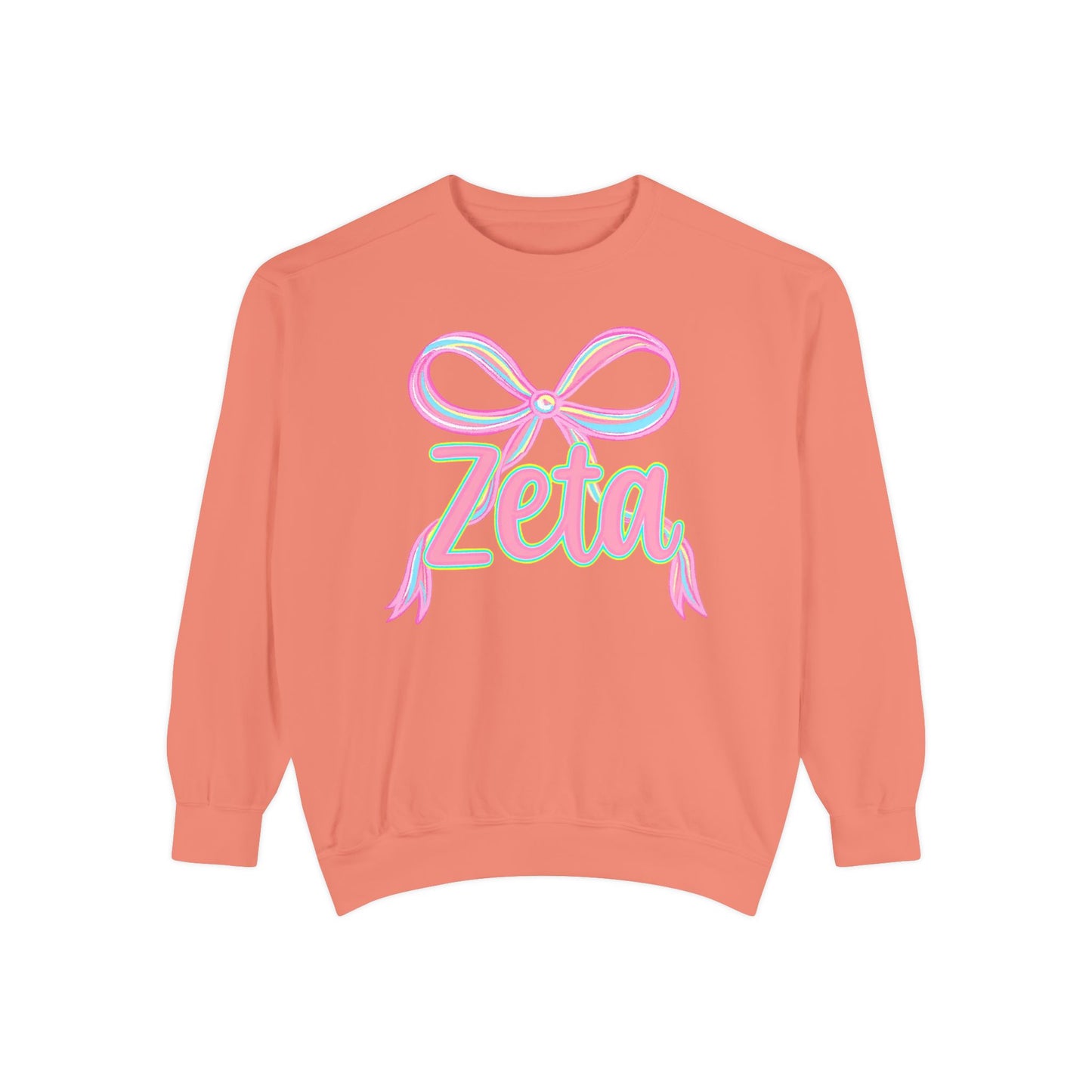Zeta Graphic Sweatshirt, Cozy Fashion, Gift for Sorority Sisters, Cute Casual Wear, College Apparel, Unisex Outfit