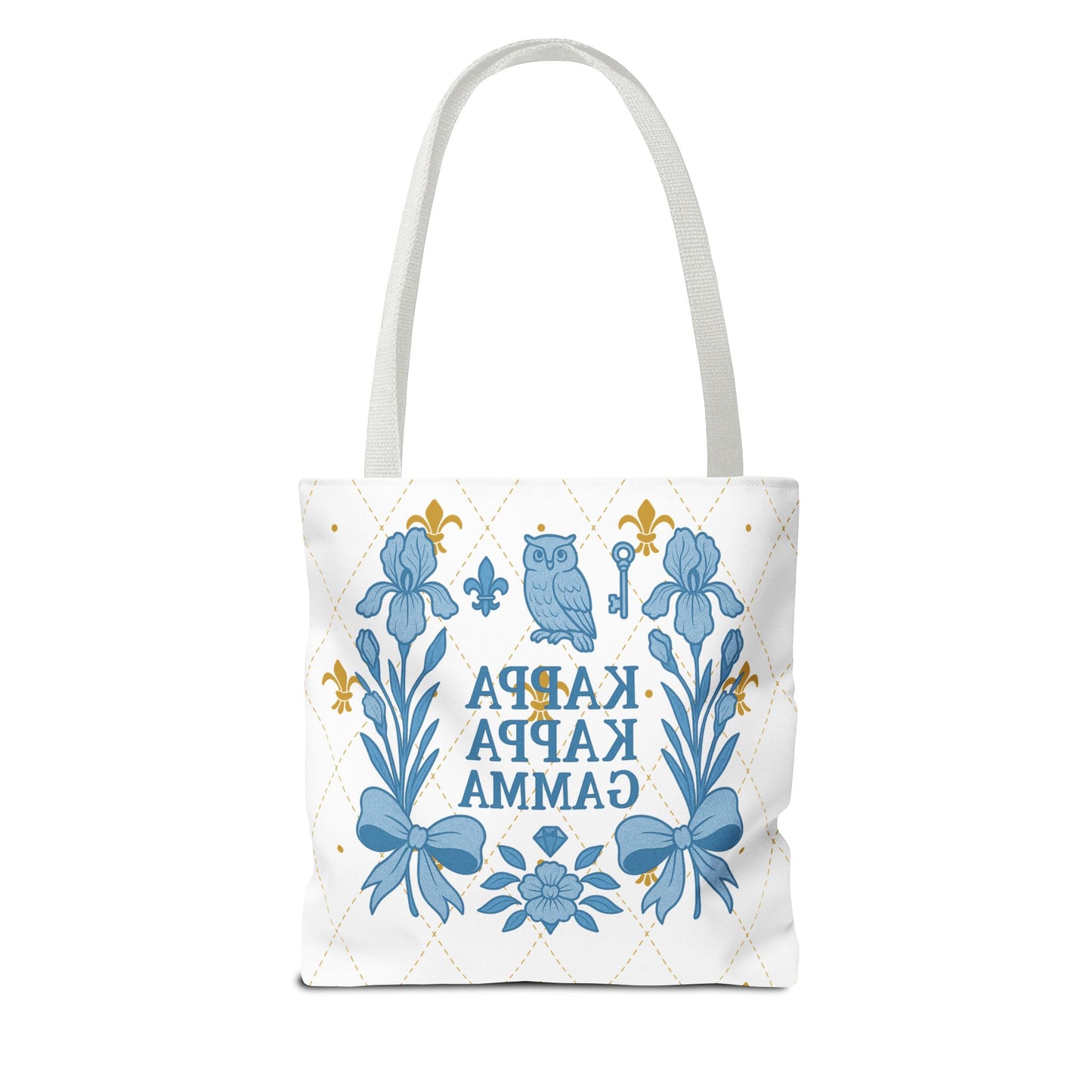 Floral KKG Sorority Tote Bag | College Student Gift, Event Tote