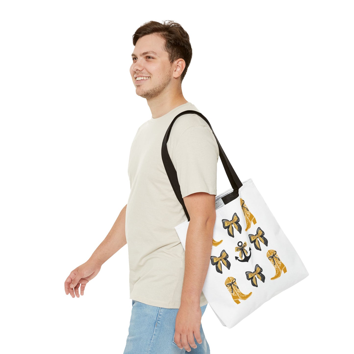 TN Vandy Game Day Tote Bag, Fashion Tote Bag, Perfect for Shopping, Nashville TN, Anchor Down, College Student Gift, Graduation Gift