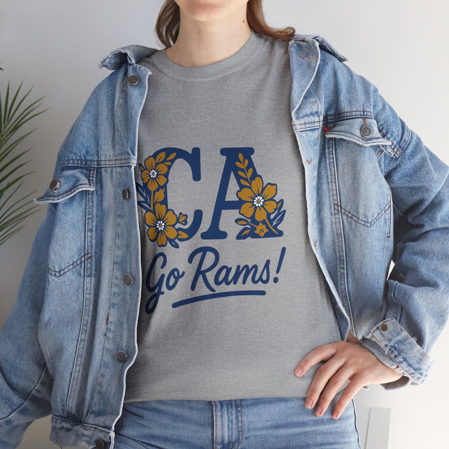 CA Rams Floral Tee