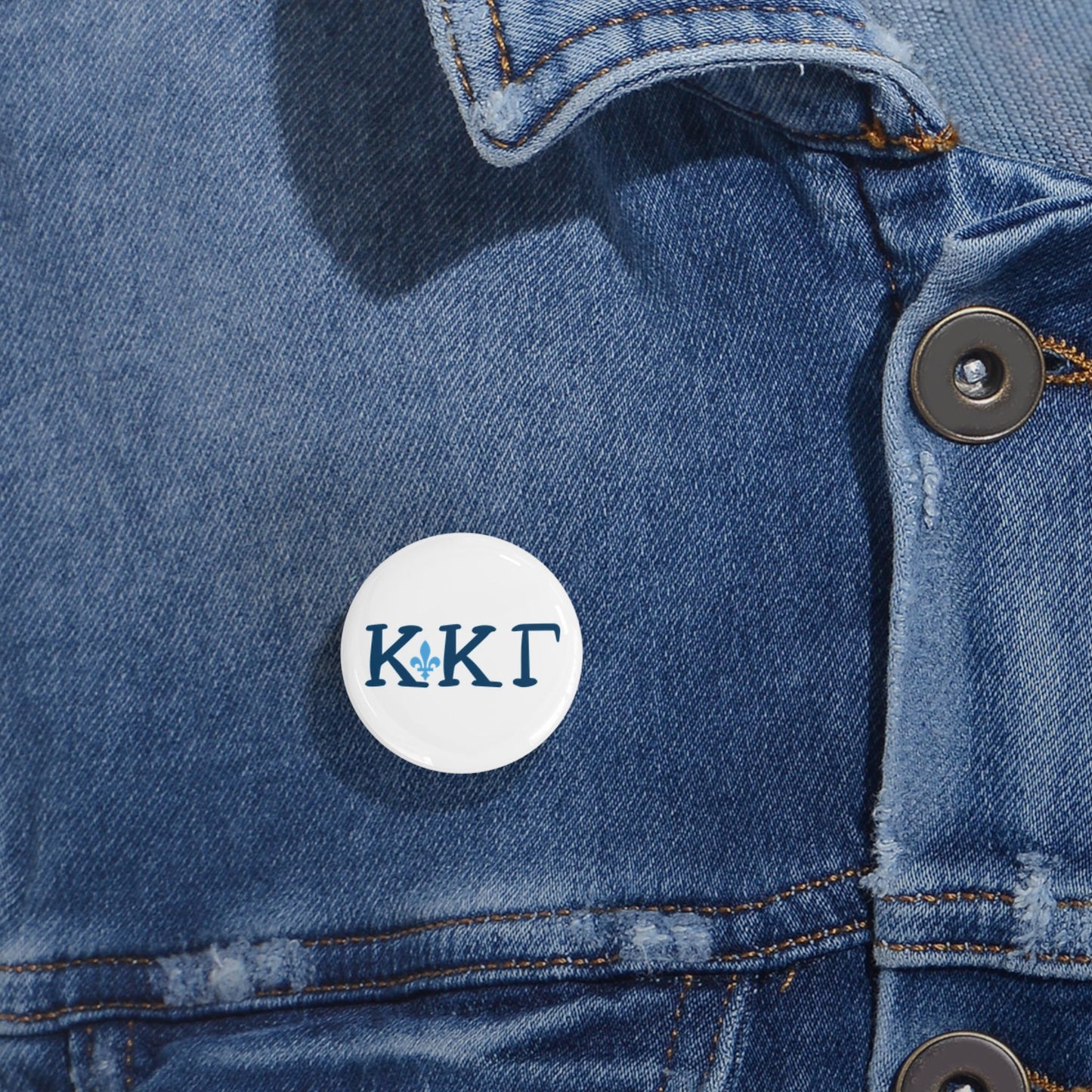 Kappa Kappa Gamma Round Pins, Sorority Badge, Enamel Button, College Gifts, Greek Life Accessories