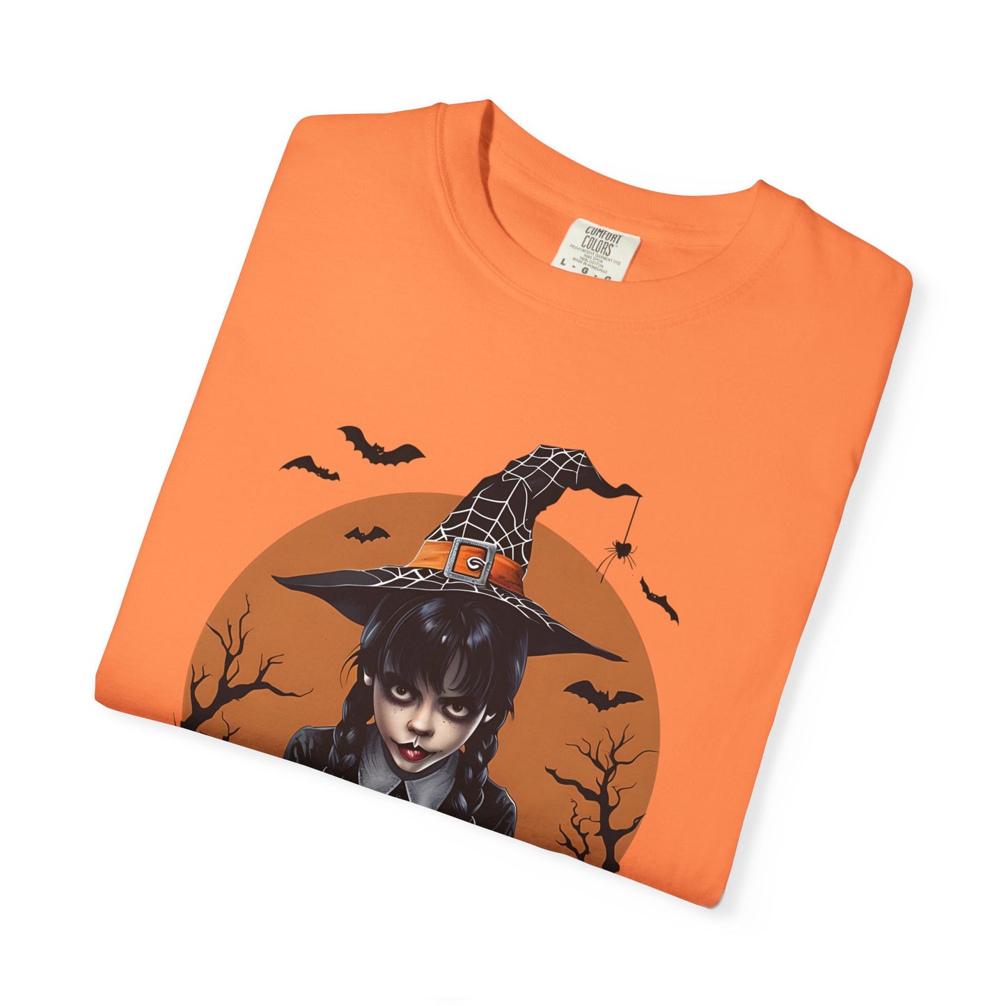 Halloween Witch Graphic Tee, Spooky Unisex T-Shirt, Pumpkin Halloween Costume, Fall Festive Apparel, Witchy Shirt for October