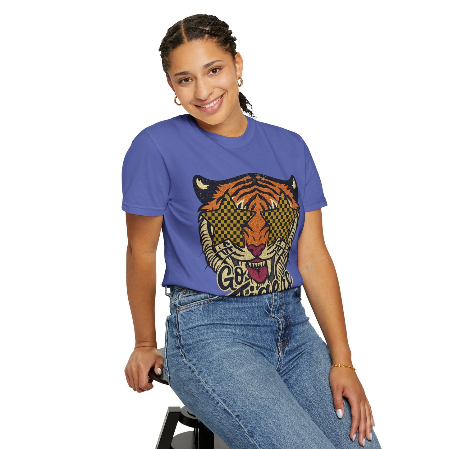 Bold Tiger Graphic Unisex T-Shirt - Go Tigers Design for Missouri Lovers