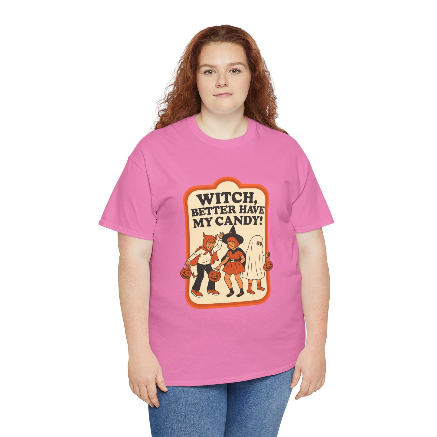 Halloween Witch Candy Tee - Unisex Cotton Shirt