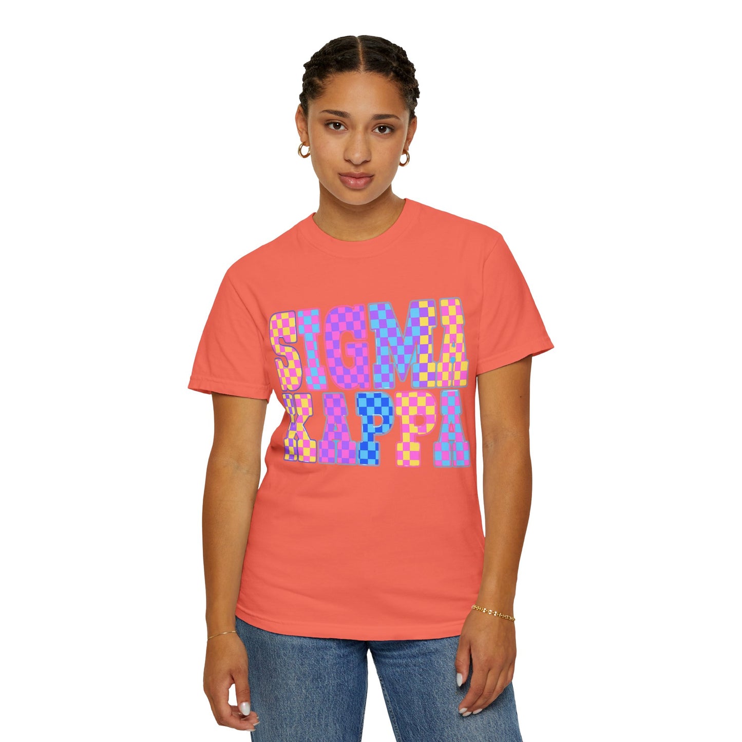 Colorful SigmaKappa T-Shirt - Unisex Garment-Dyed