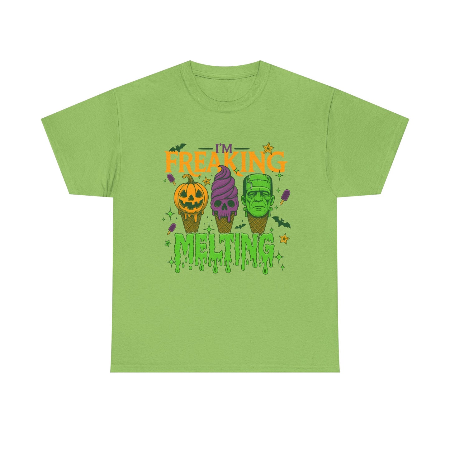 Halloween Unisex Heavy Cotton Tee, Fun Fall Shirt, Halloween Costume Top, Spooky Party Tee, Trick or Treat Apparel