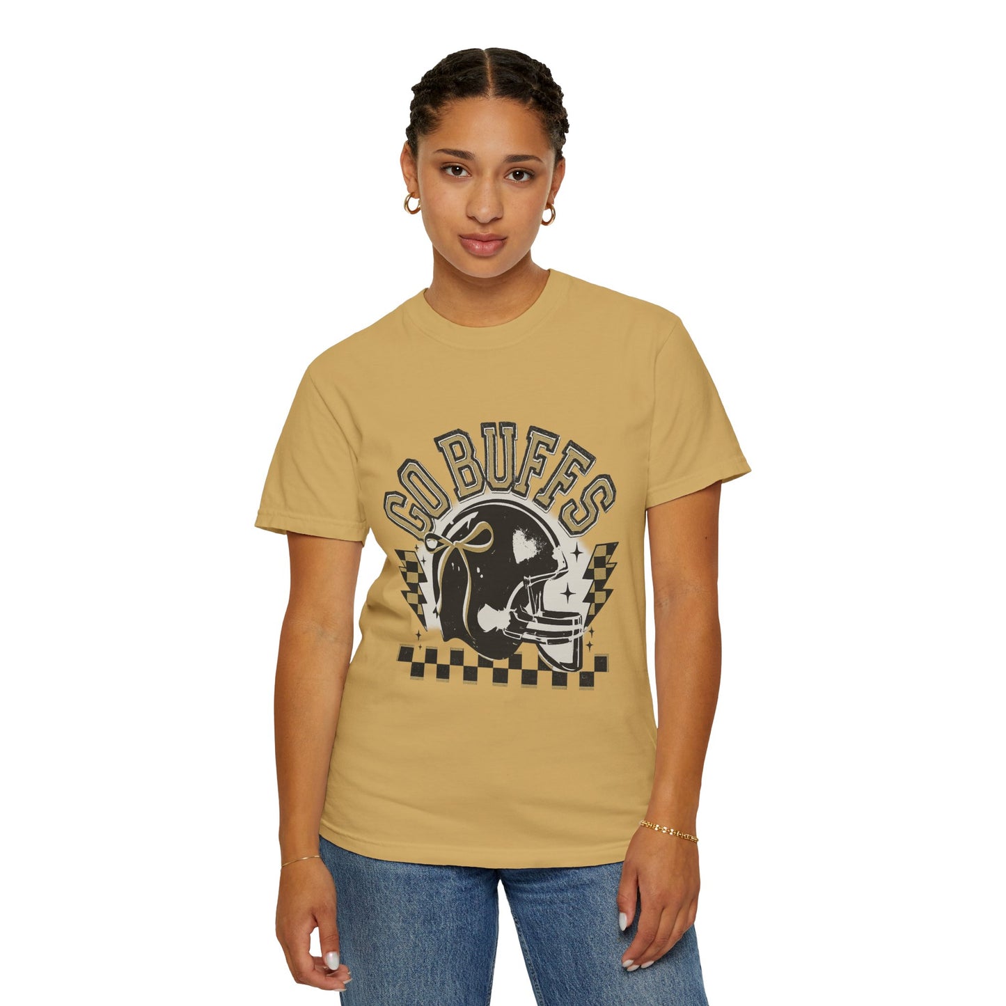 Vintage Sports Fan T-Shirt - Go Buffs Graphic Tee
