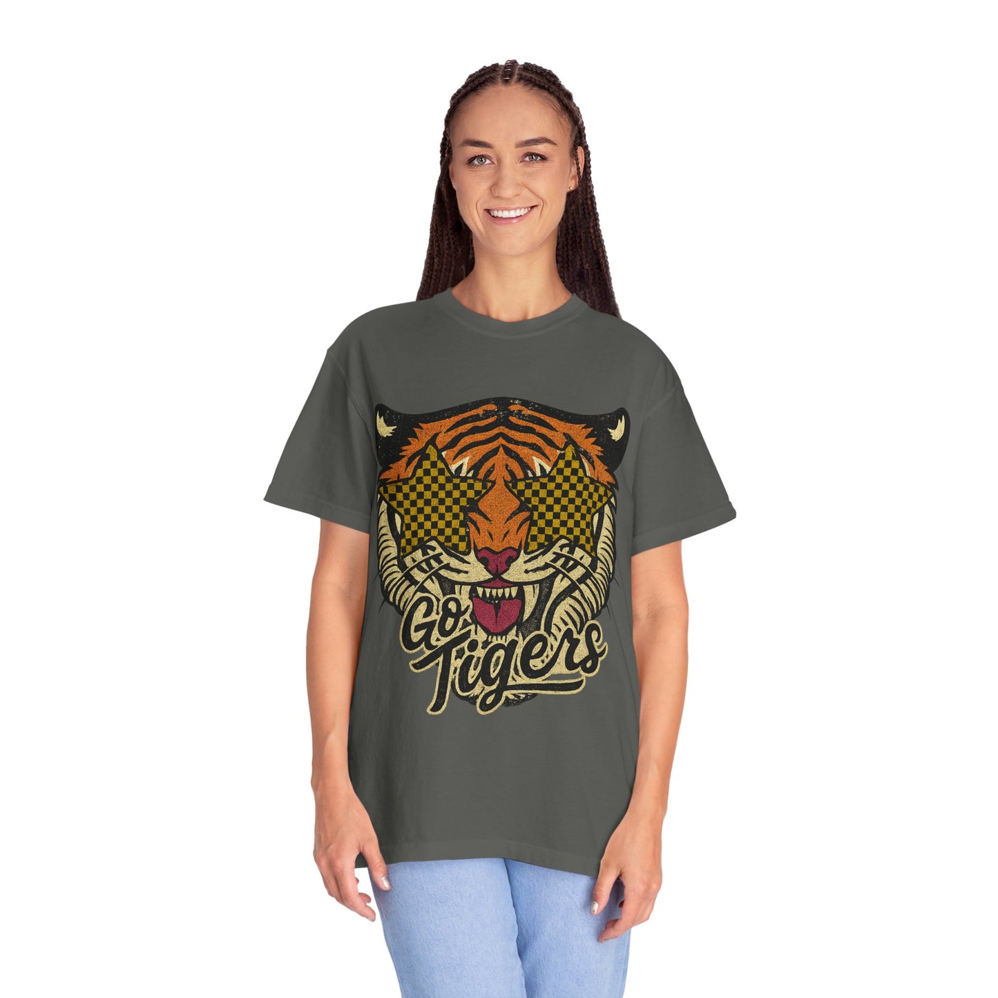 Bold Tiger Graphic Unisex T-Shirt - Go Tigers Design for Missouri Lovers