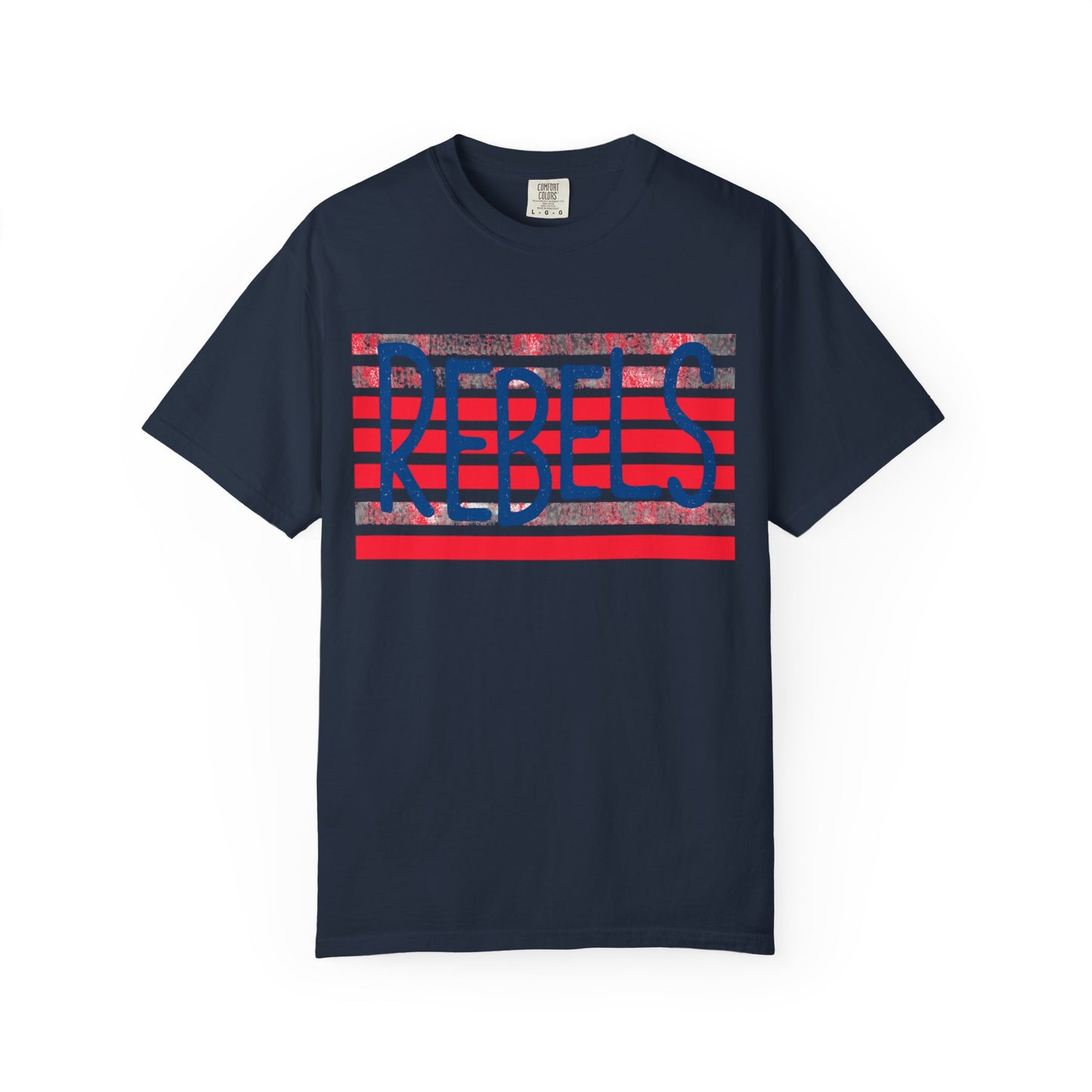 Rebels T-Shirt, Vintage Style Tee, Unisex Graphic Shirt, Summer Fashion, Independence Day Apparel, Football Game Day, Hotty Toddy