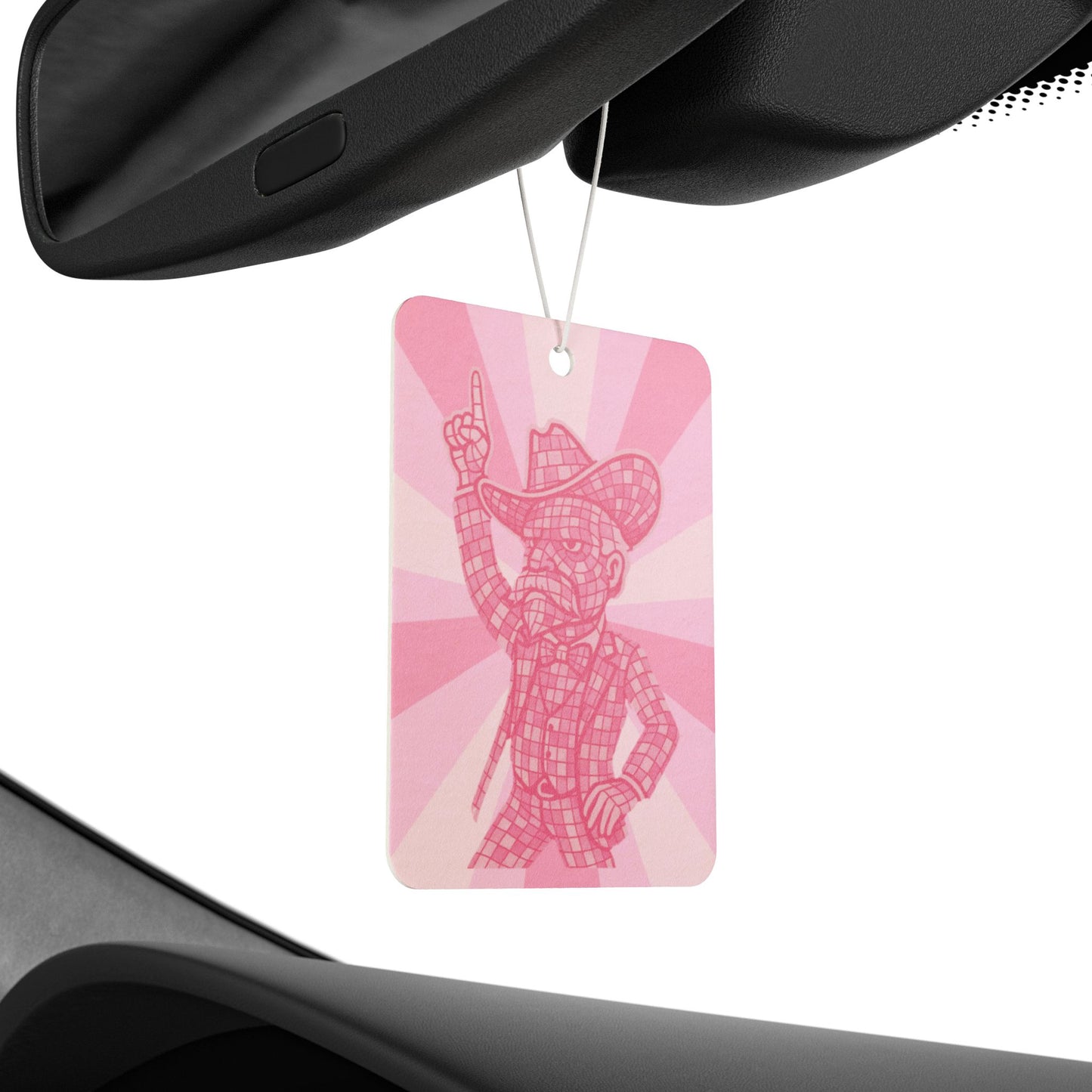 Rebel Colonel Disco Car Air Freshener, Gift for Him, Western Decor, Car Accessories, Unique Gifts, Graduation Gift, Ole Miss Student